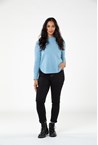 ASPEN CASHMERE SWEATER - scandi blu
